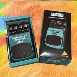 Behringer CS400 Compressor/Sustainer Guitar Effects Pedal