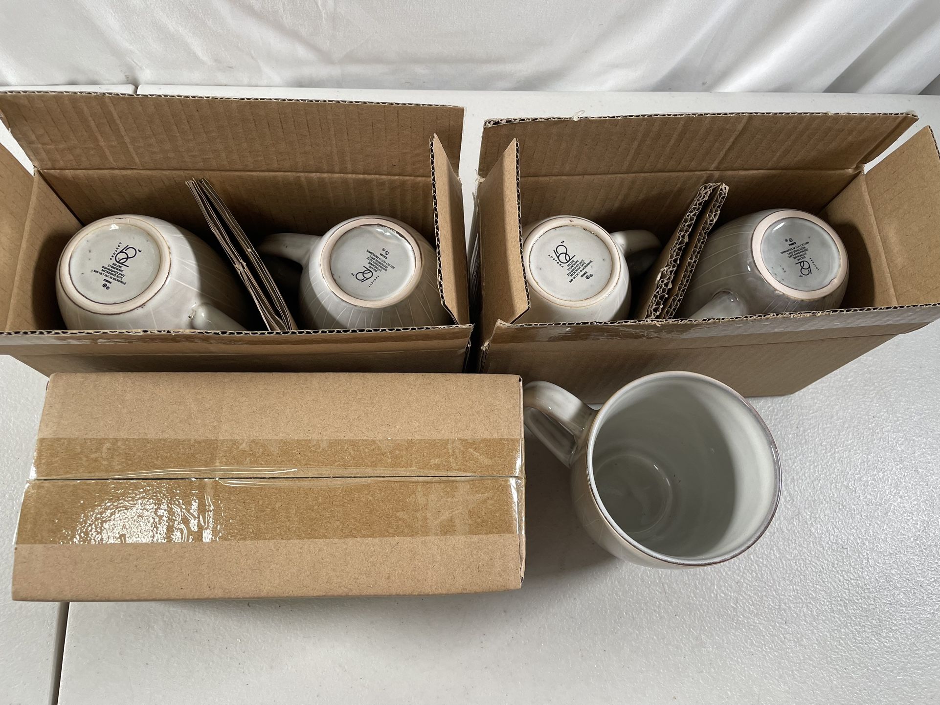 Lot Of 7 New Project 62 Solene Coffee Cups Mugs Lines Specks Retired,All Products : American Fashion Style Bags On Sale