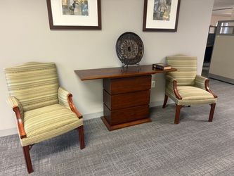 2 Accent Chairs & Console