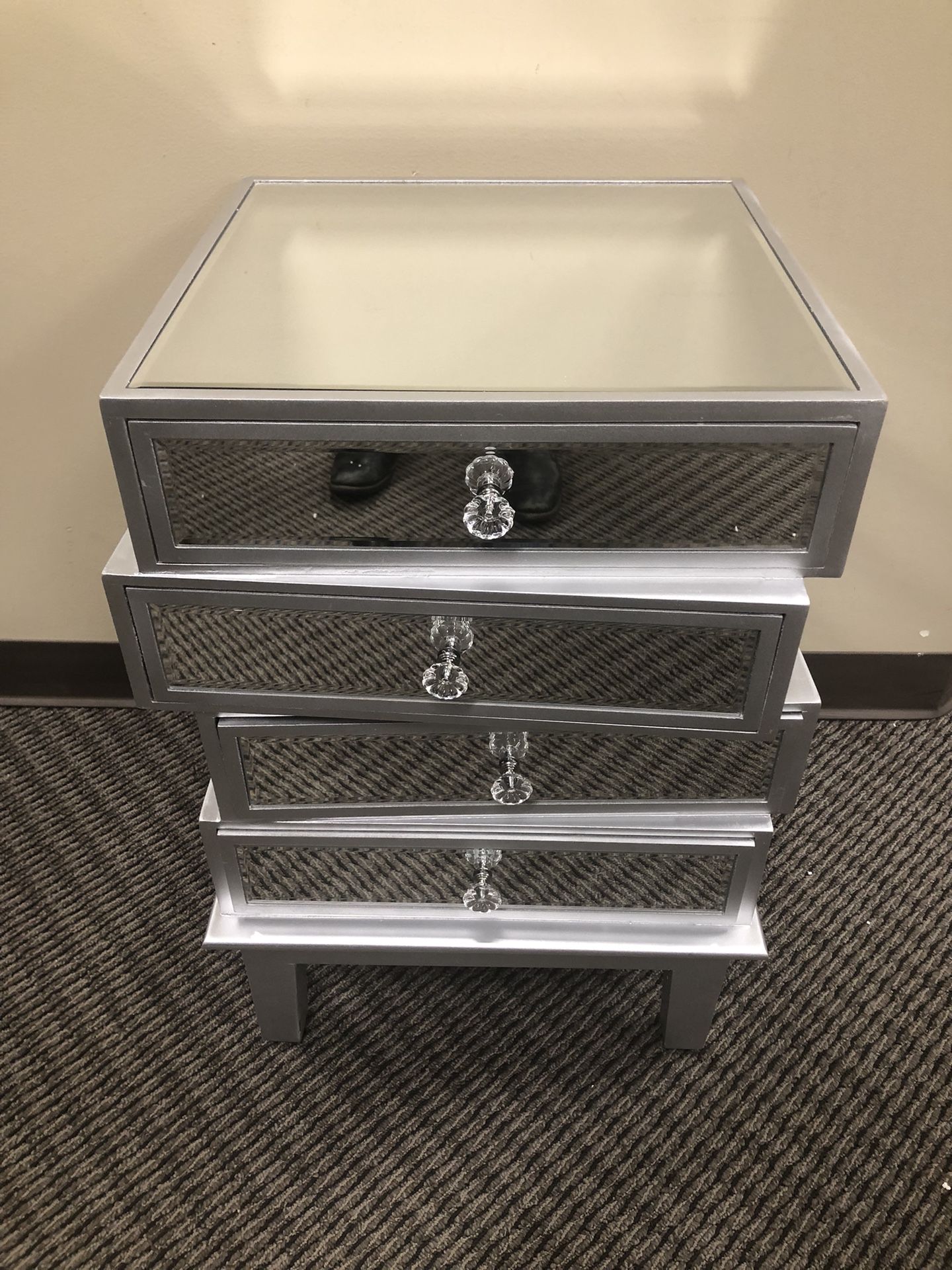 Modern Art End Tables - BRAND NEW- Never In A Home