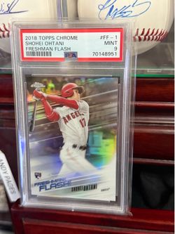 2018 Topps Chrome Freshman Flash Shohei Ohtani PSA 9 Rookie