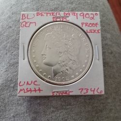 1902o Morgan Silver Dollar