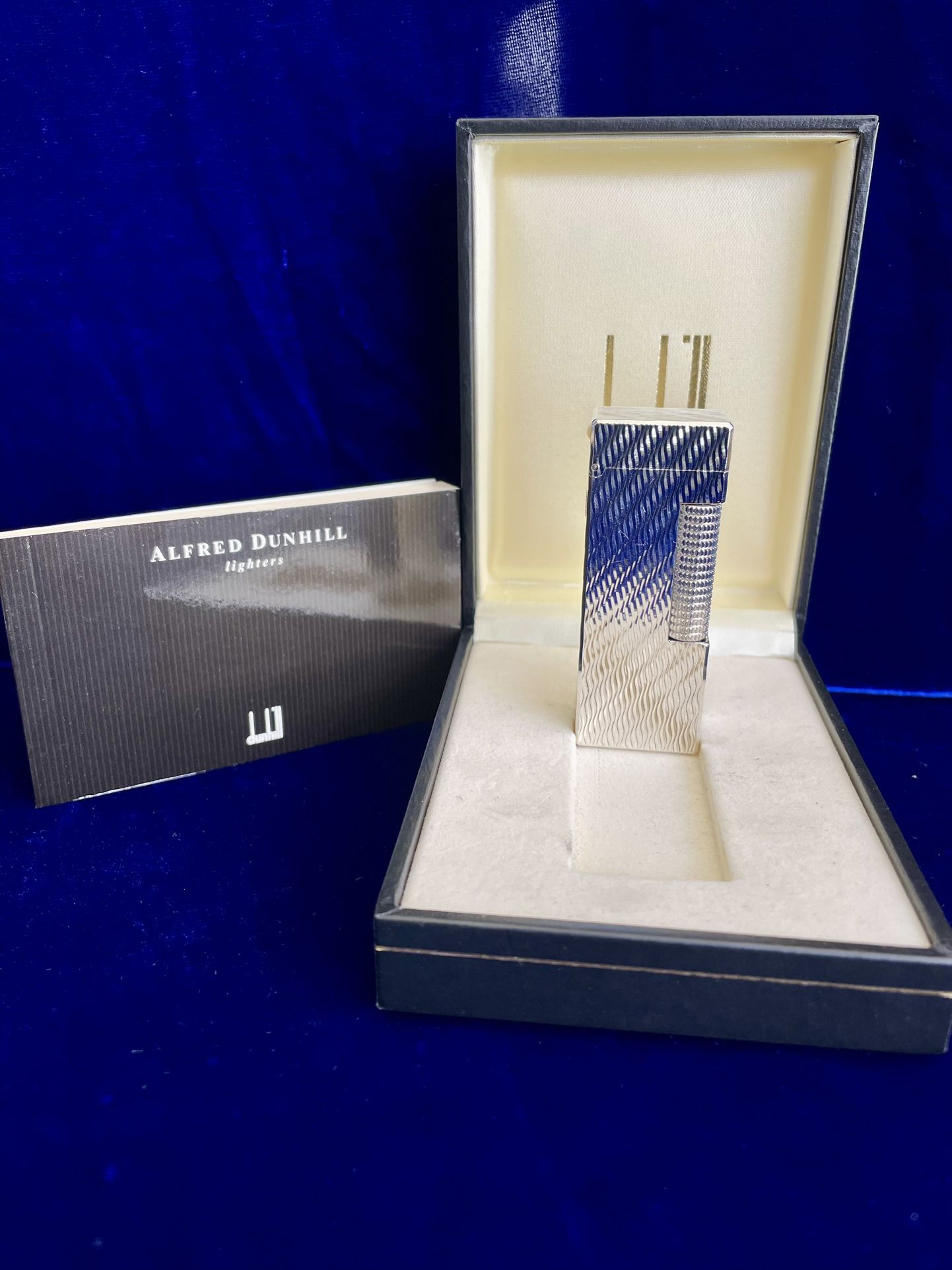 Rollagas Silver Vintage Dunhill Lighter Super Mint Condition Works 1 Year Warranty 