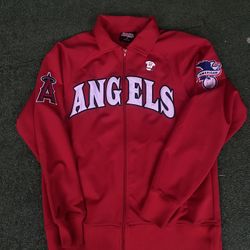 Angels Stitches Jacket Medium Zipup Jacket With Pin Guerrero Sports 