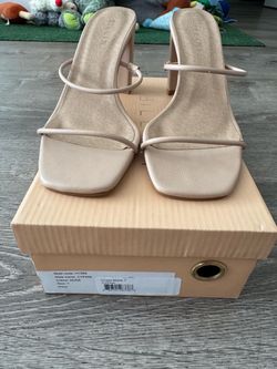Billini Cypria Heeled Sandals Nude Size: 7W