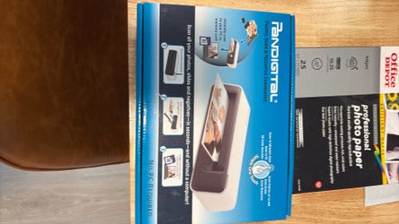 Pan digital photo slide & negative converter