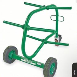 GREENLEE 909 Wire- Spool Dispensing Cart: 1,250 lb Load Capacity, 5 Spindles, 1 5/16 in Spindle Dia. *missing one spindle, so 5 spindles  495$ Also av