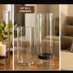 Glass Vases – Tall & Small | Individual or Bulk Available