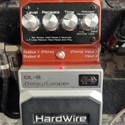 Hardwire DL-8 Delay / Looper – Excellent Condition – Stereo