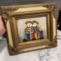 Joyce Roybal- Original Painting, Framed And Signed