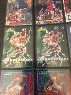 Michael Jordan electrified sky box cards