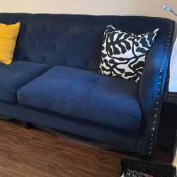 Royal Blue, Three Seater Sofa
