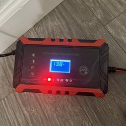 12V/6A Car Battery Charger Smart Automatic Pulse Repair Trickle Charger