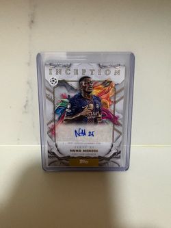 Topps Inception Nuno Mendes Auto