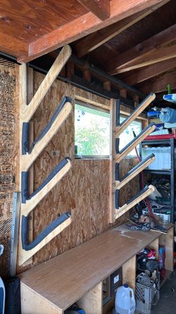 Surfboard rack