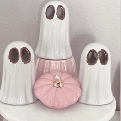 Light Up ghosts For Halloween Decoration