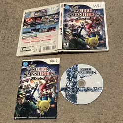 Super Smash Bros Brawl Nintendo Wii Complete CIB w/ Manual