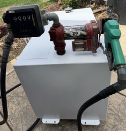 100 Gallon Diesel Transfer Tank w/ 20 GPM Pump & Fuel Meter – $950 OBO