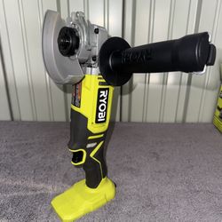 RYOBI ONE+ 18V Cordless 4-1/2 in. Angle Grinder (Tool Only)