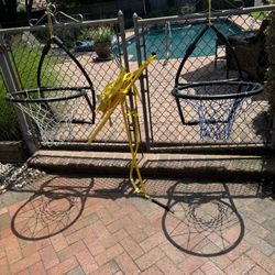Hanging Basketball Hoops