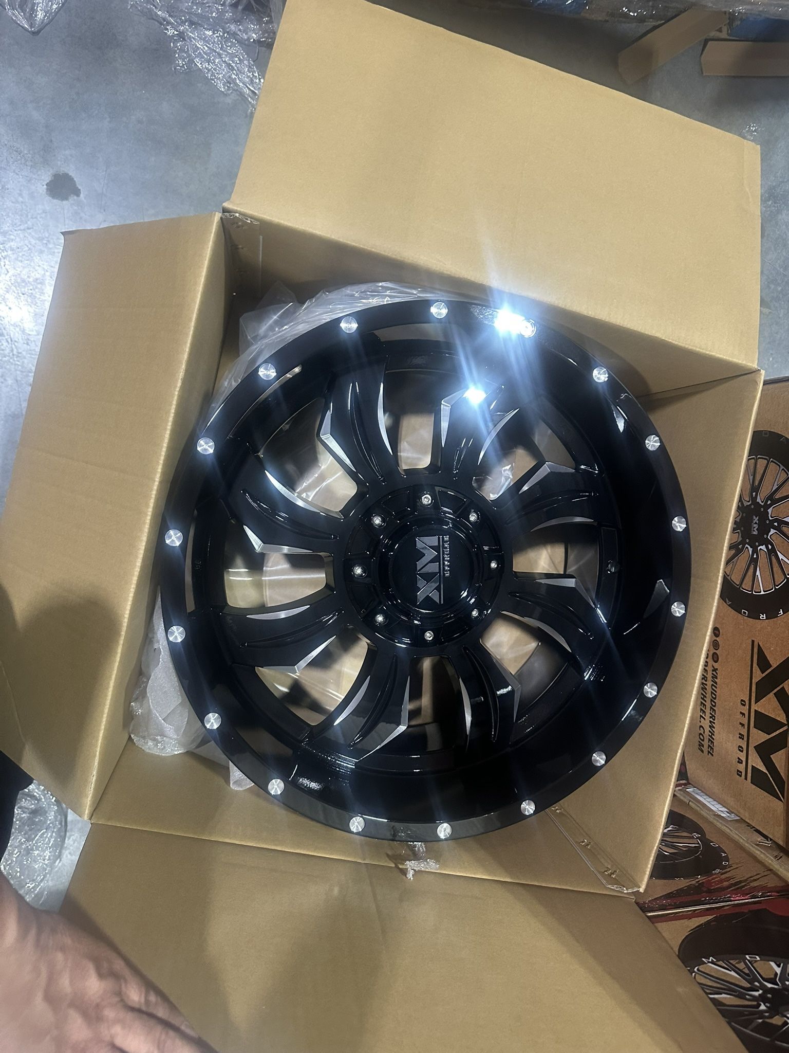 4 New 20x10 Wheels Only