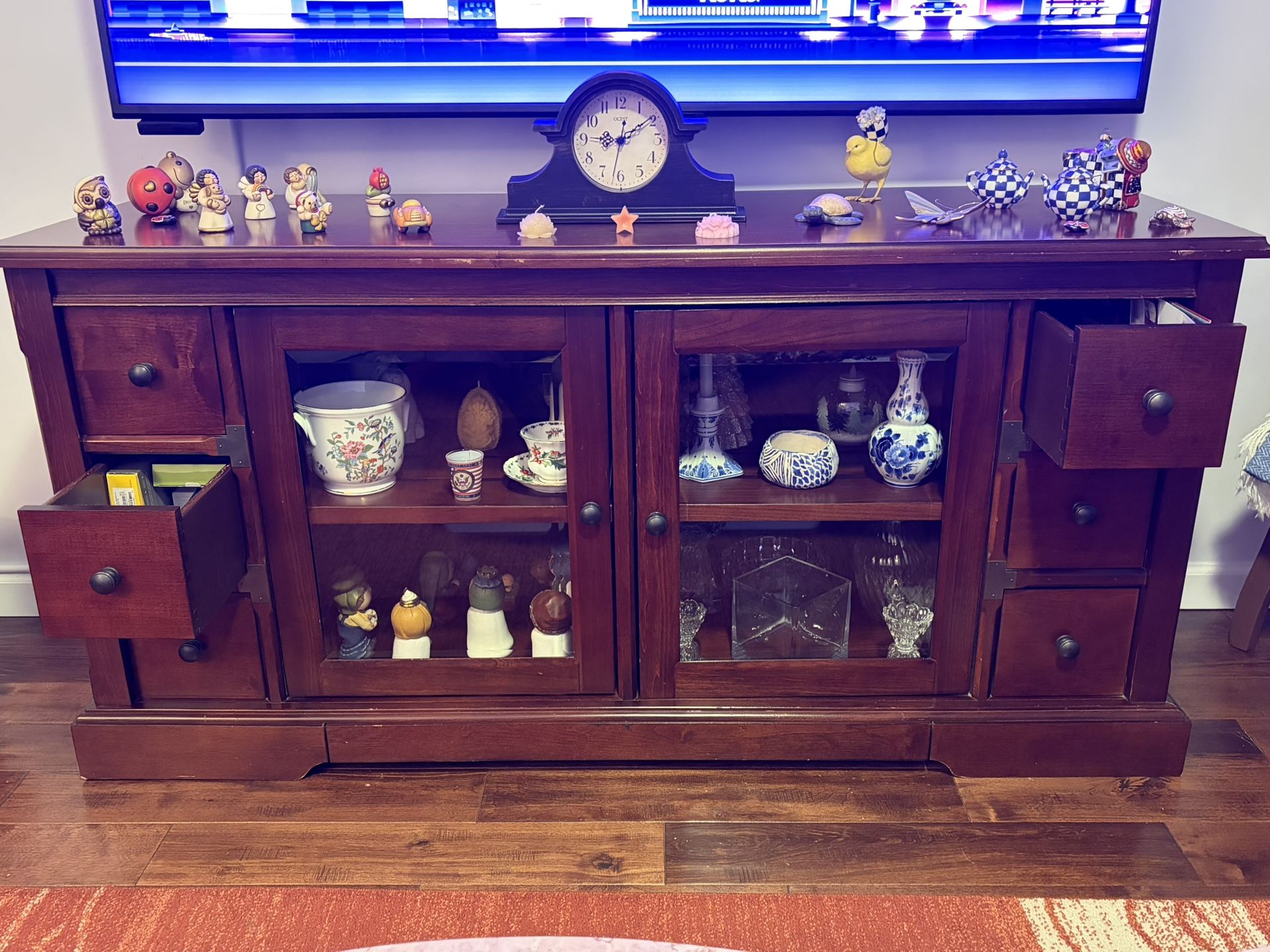 Wooden TV Console Cabinet