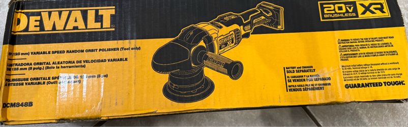 ❇️✅🔥 DEWALT 20V MAX XR Cordless Brushless 5 in. Variable Speed Random Orbit Polisher (Tool Only)