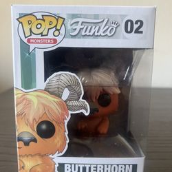 VAULTED EXCLUSIVE Butterhorn Funko Pop Monsters #02 Wetmore Forest Vinyl Figure
