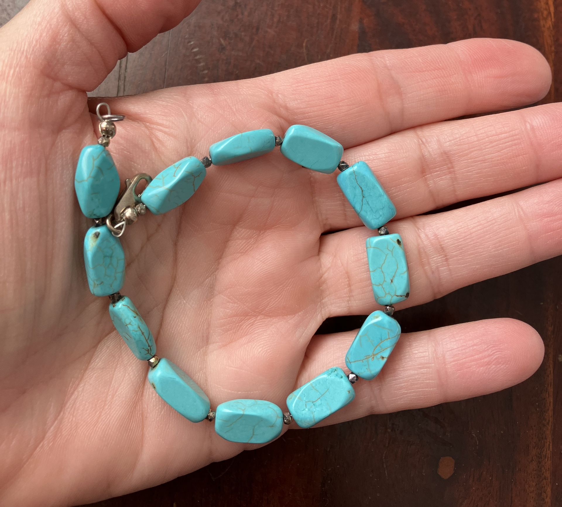 Sterling Silver Turquoise Bracelet 