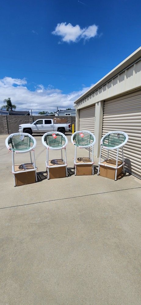 NEW!! Article Kasiko Celadon Green Bar Stools