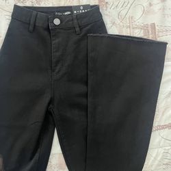 high rise flared jeans