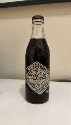 NEW COCA-COLA 75TH ANNIVERSARY BOTTLE UNOPENED COKE CHATTANOOGA 1(contact info removed) 10 OZ