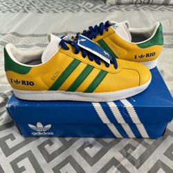 Adidas Gazelle 2 “ I ❤️ Rio” Size 10.5, $200