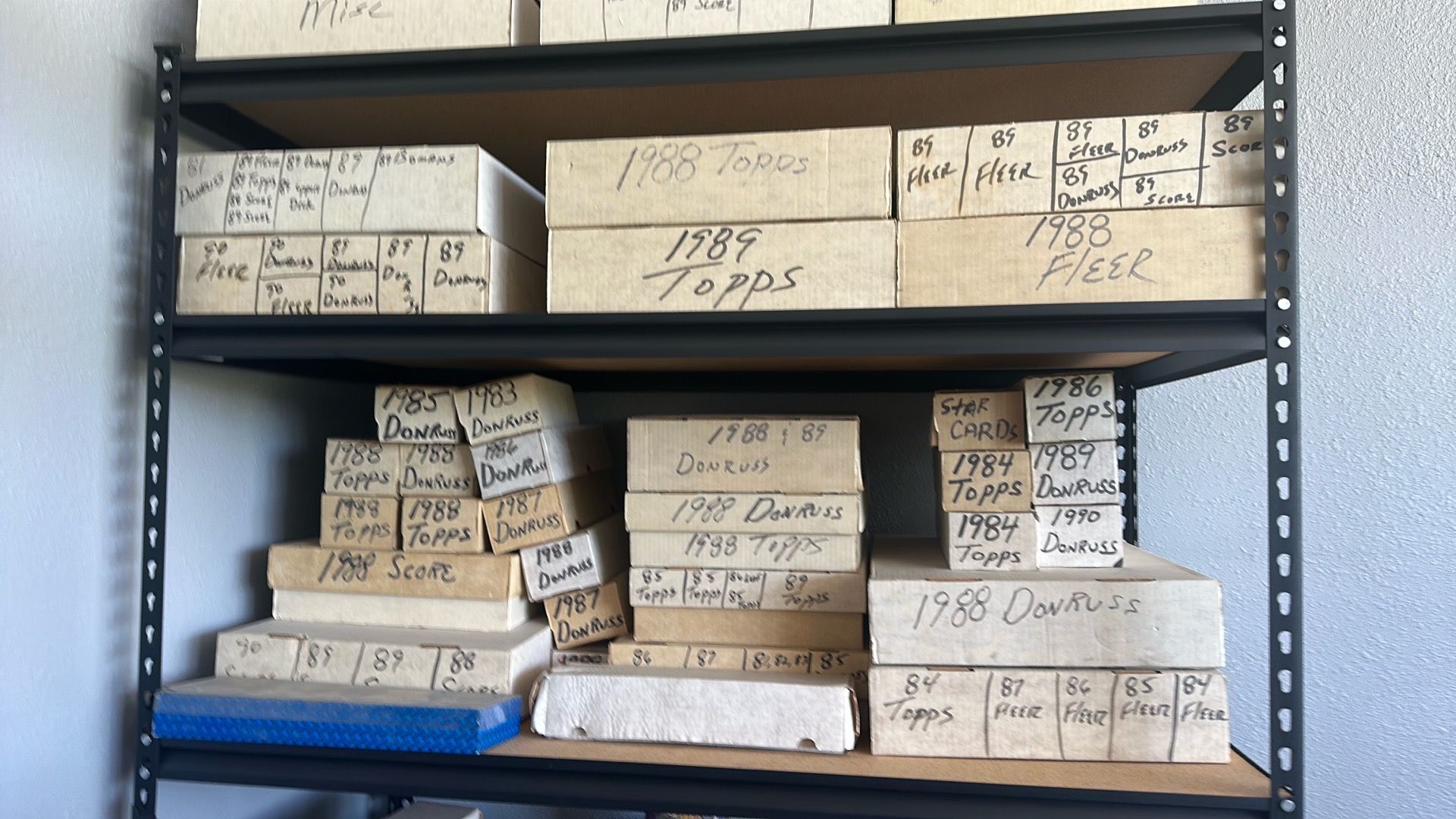 Baseball card collection
