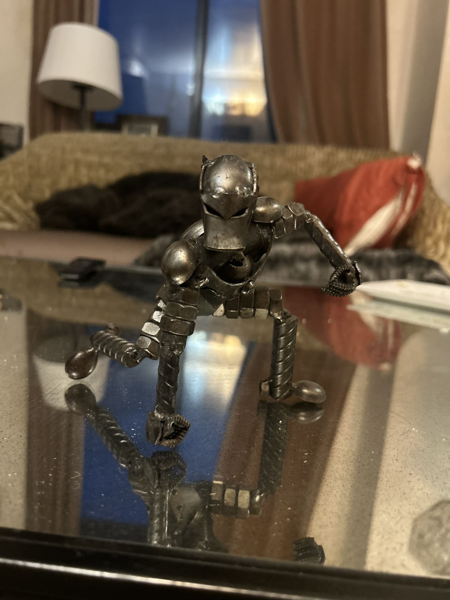 Iron Man Metal Sculpture