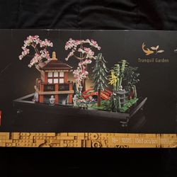 Lego icon, tranquil garden