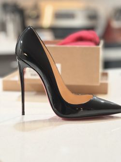 Christian Louboutin So Kate Pointed Toe Pump - Black, US 9.5