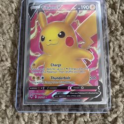 Full Art Pikachu V Holo Pokémon Card 