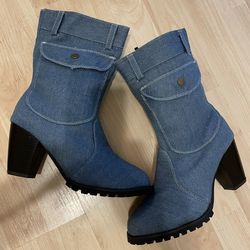 Denim Boots new