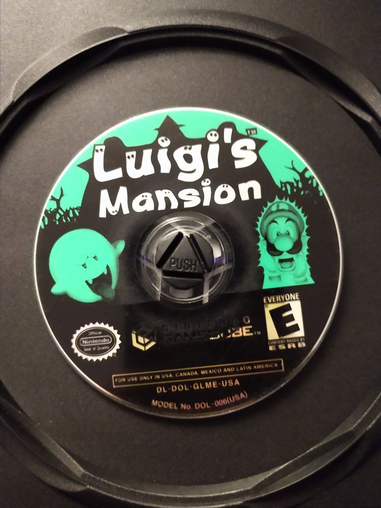 Nintendo Gamecube Game Luigi's Mansion