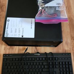 HP DESKTOP WITH HYPER X KEYBOARD/MOUSE 