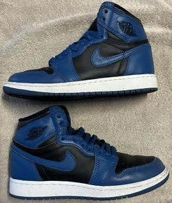 Jordan 1 Retro High OG - Dark Marina Blue (GS) 575441-404