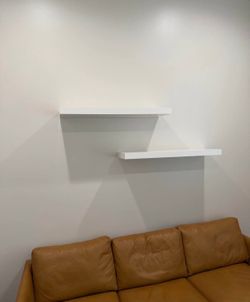 Target 36” White Floating Shelves