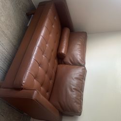 Leather Brown Sofa  