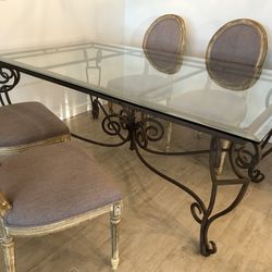 Glass Dining Table 