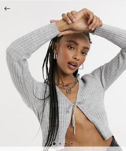 Asos  Crop Top Cardigan 