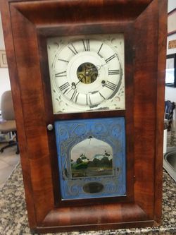 Antique Seth Thomas OG Mahogany 30 hour Clock