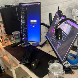 Dual Monitor Setup W/ Monitors