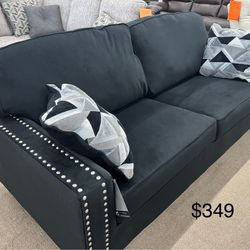 Velvet Fabric Sofa 
