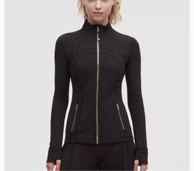 Lululemon Define Nulu Gold Zipper Jacket